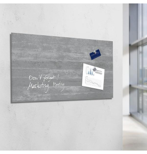 Glasbord betonstructuur DBS