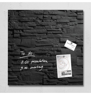 Glasbord leisteenstructuur DBS