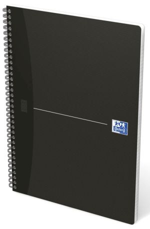 Oxford Office Essentials cahier &agrave; reliure spirale, 100 pages, ft A4, quadrill&eacute; 5 mm, couleurs assorties