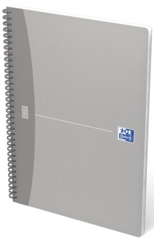 Oxford Office Essentials cahier &agrave; reliure spirale, 100 pages, ft A4, quadrill&eacute; 5 mm, couleurs assorties