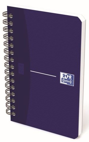 Oxford Office Essentials carnet de notes, 180 pages, ft 9 x 14 cm, quadrill&eacute; 5 mm, couleurs assorties