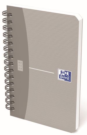 Oxford Office Essentials carnet de notes, 180 pages, ft 9 x 14 cm, quadrill&eacute; 5 mm, couleurs assorties