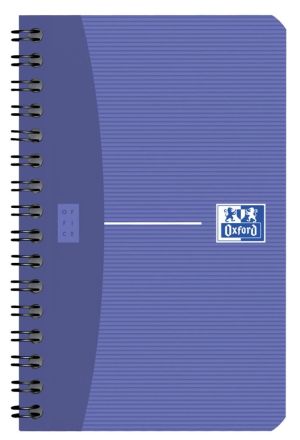Oxford Office Essentials carnet de notes, 180 pages, ft 9 x 14 cm, quadrill&eacute; 5 mm, couleurs assorties