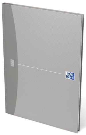 Oxford Office Essentials schrift, harde kaft, 192 bladzijden, ft A4, geruit 5 mm, geassorteerde kleuren