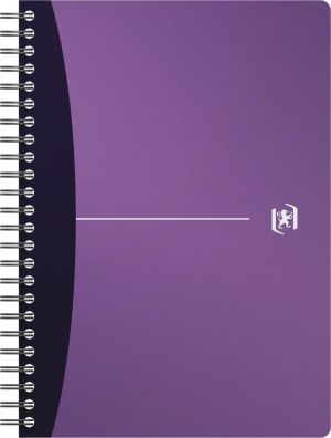 Oxford Office Urban Mix cahier &agrave; reliure spirale, 180 pages, ft A5, quadrill&eacute; 5 mm