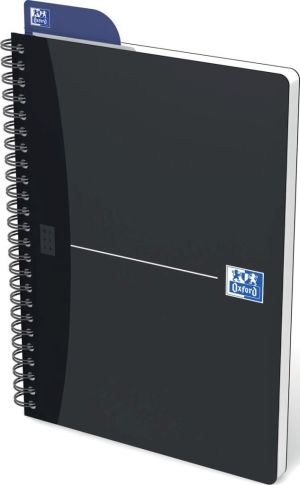 Oxford Office Urban Mix cahier &agrave; reliure spirale, 180 pages, ft A5, lign&eacute;