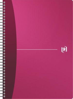 Oxford Office Urban Mix cahier &agrave; reliure spirale, 180 pages, ft A4, quadrill&eacute; 5 mm