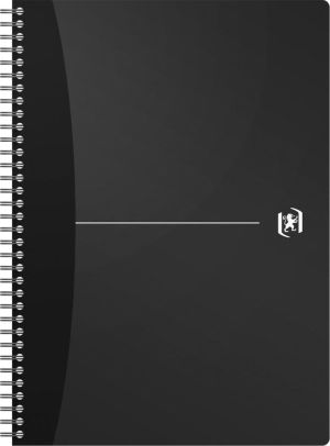 Oxford Office Urban Mix cahier &agrave; reliure spirale, 180 pages, ft A4, quadrill&eacute; 5 mm