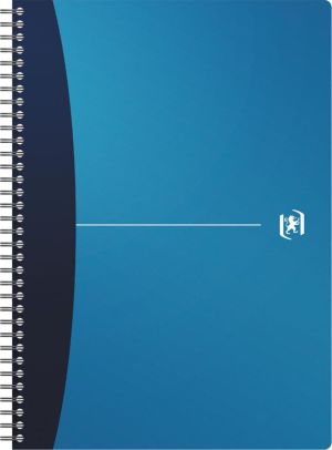 Oxford Office Urban Mix cahier &agrave; reliure spirale, 180 pages, ft A4, lign&eacute;