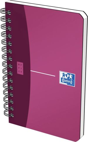 Oxford Office Urban Mix carnet de notes, 180 pages, ft 9 x 14 cm, quadrill&eacute; 5 mm, couleurs assorties