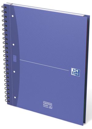 Oxford Office Essentials European Book, 240 bladzijden, ft A4+, geruit, geassorteerde kleuren