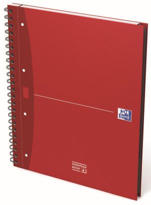 Oxford Office Essentials European Book, 240 bladzijden, ft A4+, gelijnd, geassorteerde kleuren