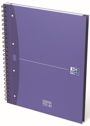 Oxford Office Essentials European Book, 240 bladzijden, ft A4+, gelijnd, geassorteerde kleuren