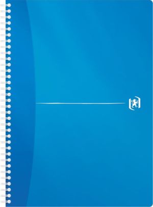 Oxford Office My Colours cahier &agrave; reliure spirale, 180 pages, ft A4, quadrill&eacute; 5 mm, couleurs assorties
