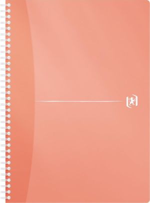 Oxford Office My Colours cahier &agrave; reliure spirale, 180 pages, ft A4, lign&eacute;, couleurs assorties