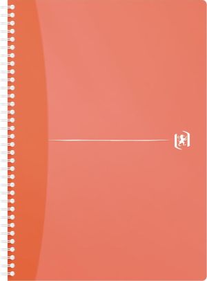 Oxford Office My Colours cahier &agrave; reliure spirale, 180 pages, ft A4, lign&eacute;, couleurs assorties