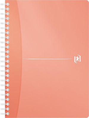 Oxford Office My Colours cahier &agrave; reliure spirale, 180 pages, ft A5, quadrill&eacute; 5 mm, couleurs assorties