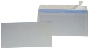Gallery enveloppes, ft 114 x 229 mm, sans fen&ecirc;tre, avec bande adh&eacute;sive, paquet de 50 pi&egrave;ces