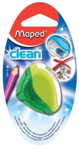 Maped potloodslijper Clean 1-gaats, op blister