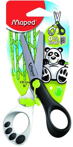 Maped kinderschaar Koopy, ft 13 cm, RVS, geassorteerde kleuren, blister van 1 stuk