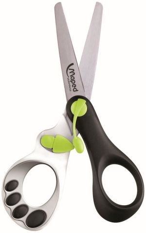 Maped kinderschaar Koopy, ft 13 cm, RVS, geassorteerde kleuren, blister van 1 stuk