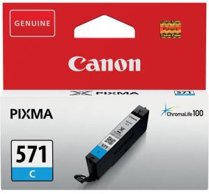 Canon inktcartridge CLI-571 cyaan,345 pa