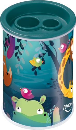 Maped potloodslijper Jungle Fever, 2-gaats, op blister