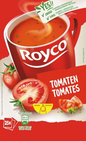 Royco Minute Soup classic tomaat, pak van 25 zakjes