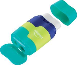 Maped potloodslijper + gom Connect Soft Touch, op blister