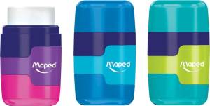 Maped potloodslijper + gom Connect Soft Touch, op blister
