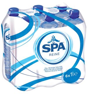 Spa Reine water, fles van 1 liter, pak van 6 stuks