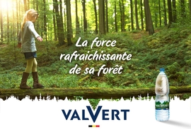 Valvert eau, bouteille de 1,5 litre, paquet de 6 pi&egrave;ces