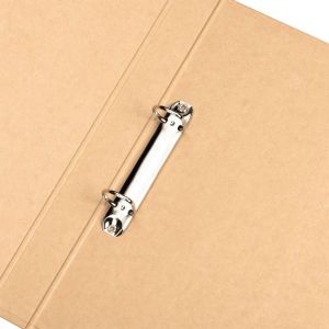 Oxford Touareg ringmap, uit karton, ft A4, 2 D-ringen, rug van 3,5 cm, naturel