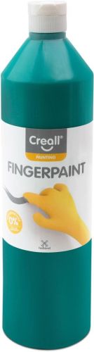 Creall vingerverf Happy, set met 10 flesjes van 750 ml in geassorteerde kleuren