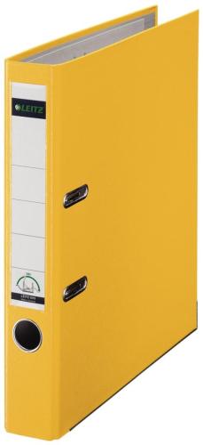 Leitz classeur à levier jaune, dosde 5 c
