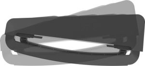 Fellowes voetensteun Breyta, zwart