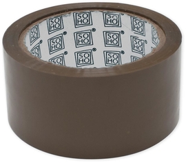 SOHO ruban adh&eacute;sif d'emballage, 50 mm x 60 m, brun