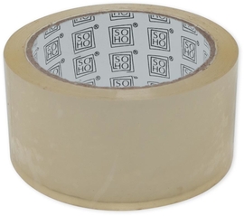 SOHO ruban adh&eacute;sif d'emballage, 50 mm x 60 m, transparent
