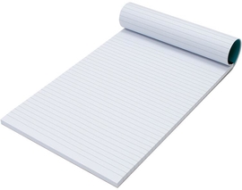 SOHO bloc-notes, A4, bloc de 100 feuilles, lign&eacute;