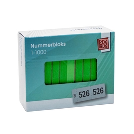 SOHO carnet pour vestiaire, 1-1000, couleurs assorties