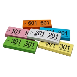 SOHO carnet pour vestiaire, 1-1000, couleurs assorties