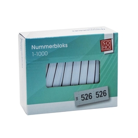 SOHO carnet pour vestiaire, 1-1000, couleurs assorties