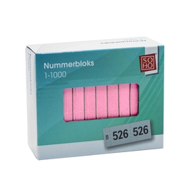 SOHO carnet pour vestiaire, 1-1000, couleurs assorties