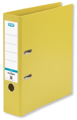 Elba classeur Smart plastique jaune, dos