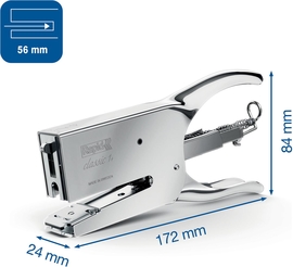 Rapid niettang 56mm inlegdiepte voor 24/6-8+, chroom