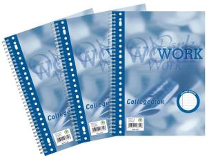 Work collegeblok, ft A4, gelijnd, 80 vel