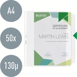 Leitz Premium Showtas A4 met klep, 30% gerecycleerd pre-consumer plastic