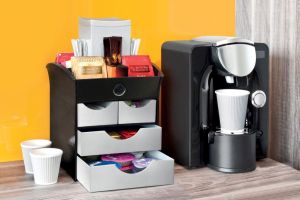 Take A Break by CEP ladenblok voor koffiehoek, ft 18,6 x 18,5 x 17,5 cm, zwart/grijs