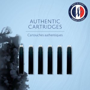 Waterman inktpatronen zwart 6X