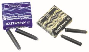 Waterman inktpatronen zwart 6X